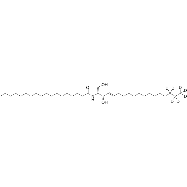 C18 Ceramide-d7 (d18:1-d7/18:0) Structure