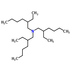 三(2-乙基己基)胺结构式