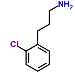 3-(2-氯苯基)-1-丙胺结构式