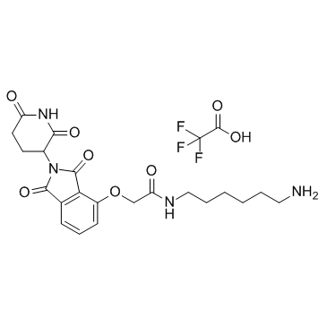 E3连接酶配体-连接体共轭25个三氟乙酸盐结构式