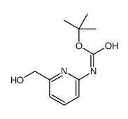 (6-(羟甲基)吡啶-2-基)氨基甲酸叔丁酯结构式