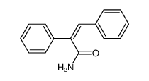 (E)-2,3-diphenylprop-2-enamide Structure