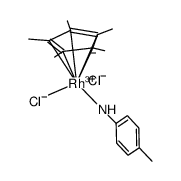 [Rh(Cp(*))Cl2(NH2To)] Structure