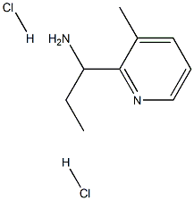 1-(3-Methylpyridin-2-yl)propan-1-amine dihydrochloride Structure