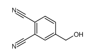 1,2-Benzenedicarbonitrile, 4-(hydroxymethyl)- (9CI) structure