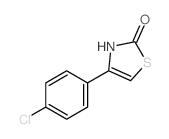 4-(4-氯苯基)-2-羟基噻唑结构式