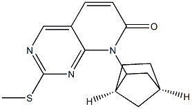 8-((1R,4S)-bicyclo[2.2.1]heptan-2-yl)-2-(methylthio)pyrido[2,3-d]pyrimidin-7(8H)-one Structure