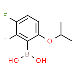 2,3-Difluoro-6-isopropoxyphenylboronic acid structure