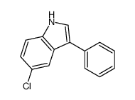 5-氯-3-苯基-1H-吲哚结构式