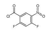 5-(Chloroformyl)-2,4-difluoronitrobenzene, 5-(Chlorocarbonyl)-2,4-difluoronitrobenzene结构式