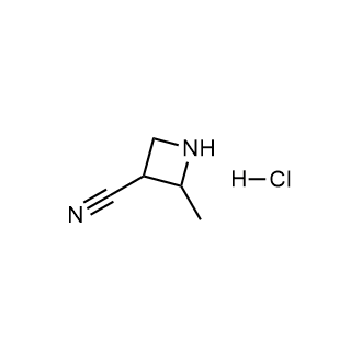 2-甲基氮杂环丁烷-3-甲腈盐酸盐结构式