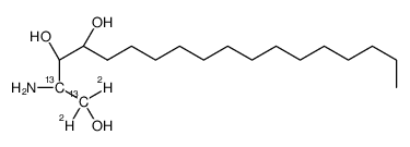 (2S,3R,4R)-2-amino-1,1-dideuteriooctadecane-1,3,4-triol Structure