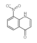 4(1H)-Quinolinone,8-nitro- Structure