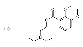 2-(diethylamino)ethyl 2,3-dimethoxybenzoate,hydrochloride结构式