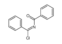 N-benzoylbenzenecarboximidoyl chloride结构式