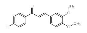 3,4-二甲氧基-4-氟查尔酮结构式