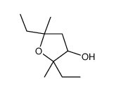 2,5-diethyl-2,5-dimethyloxolan-3-ol Structure