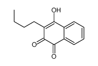 3-butyl-4-hydroxynaphthalene-1,2-dione Structure