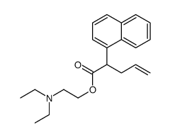 α-Allyl-1-naphthaleneacetic acid 2-(diethylamino)ethyl ester结构式