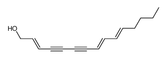 (2E,8E,10E)-2,8,10-Pentadecatriene-4,6-diyn-1-ol结构式