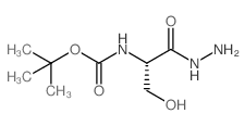 N-Boc-丝氨酸肼结构式