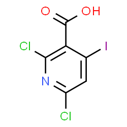 2,6-二氯-4-碘烟酸结构式