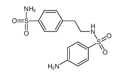 4-[2-[(4-aminophenyl)sulfonylamino]ethyl]benzenesulfonamide结构式