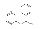 1-苯基-2-吡嗪-2-基乙醇结构式