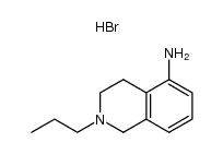 5-amino-2-n-propyl-1,2,3,4-tetrahydroisoquinoline hydrobromide结构式