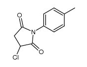 3-chloro-1-(4-methylphenyl)pyrrolidine-2,5-dione Structure