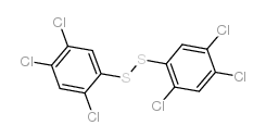 Bis(2,4,5-trichlorophenyl) Disulfide Structure