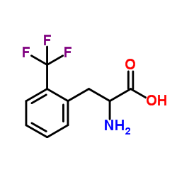 2-三氟甲基-DL-苯丙氨酸结构式