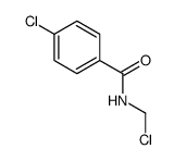 4-chloro-N-(chloromethyl)benzamide Structure