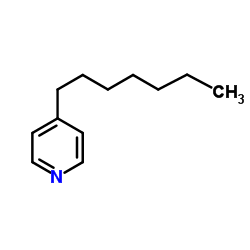 4-庚基吡啶结构式
