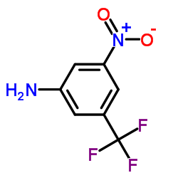 3-硝基-5-(三氟甲基)苯胺结构式