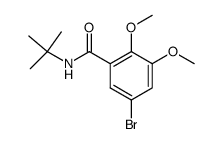 N-tert-butyl-2,3-dimethoxy-5-bromobenzamide Structure