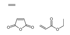 ethene,ethyl prop-2-enoate,furan-2,5-dione Structure