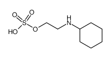 sulfuric acid mono-(2-cyclohexylamino-ethyl) ester结构式