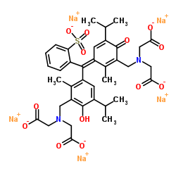 methylthymol blue,pentasodium salt,pure Structure