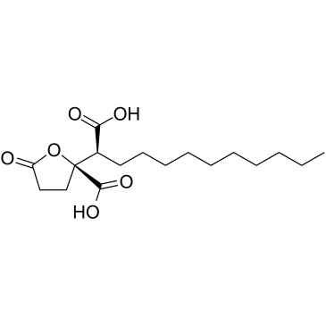 4,5-二羧基-γ-十五内酯结构式