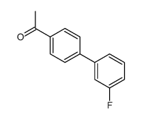 1-(3'-FLUORO-BIPHENYL-4-YL)-ETHANONE结构式