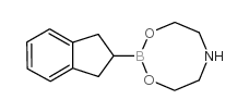 2-茚满基硼酸二乙醇胺酯结构式