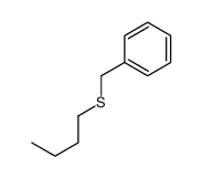butylsulfanylmethylbenzene Structure