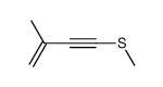 sulfure de methyle et de (methyl-3 buten-3 yn-1)yle结构式