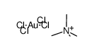 tetramethylammonium tetrachloroaurate(III)结构式