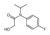 N-(4-氟苯基)-2-羟基-N-异丙基乙酰胺结构式