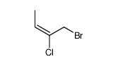 1-Bromo-2-chloro-2-butene Structure