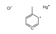 chloro-(4-methylphenyl)mercury结构式