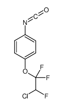 1-(2-chloro-1,1,2-trifluoroethoxy)-4-isocyanatobenzene Structure