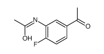 N-(5-乙酰基-2-氟苯基)乙酰胺结构式